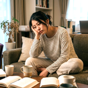 疲れた女性