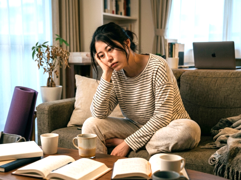 疲れた女性